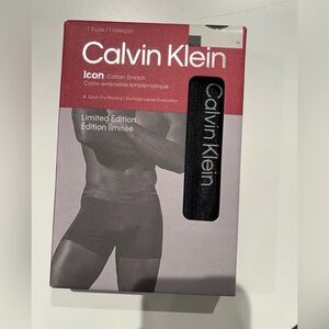 Calvin Klein icon cotton strech Men Microfiber trunk black limited edition